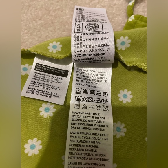 Levi’s slip dress-large like new - Picture 7 of 8